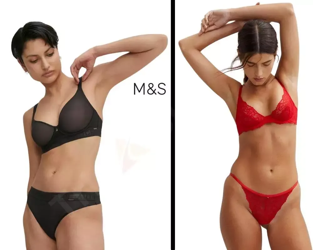 Tivoli Mesh Thong and Linea Lace Thong